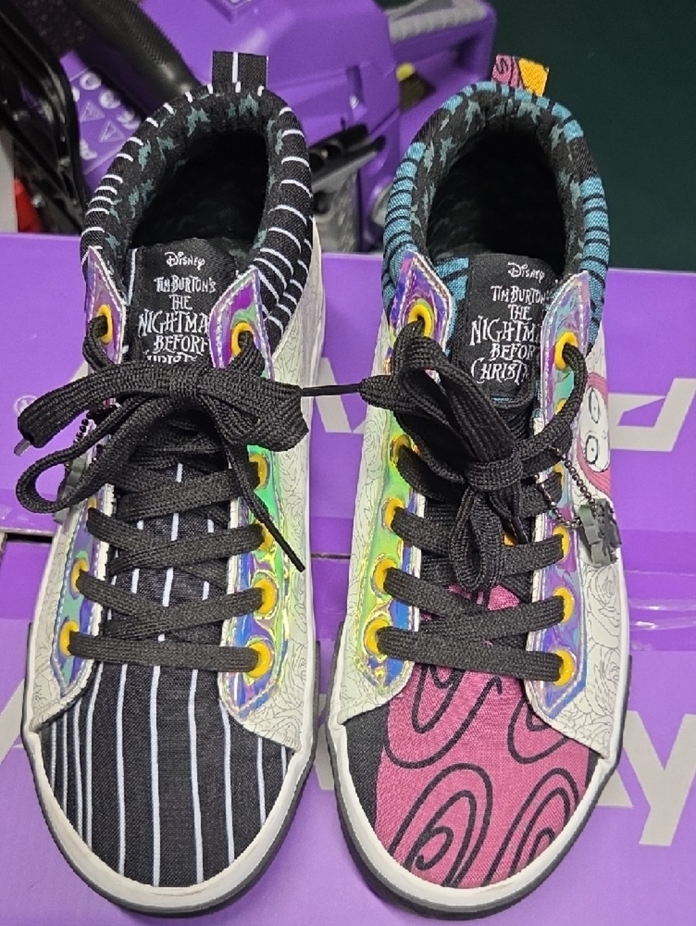 The Nightmare Skate High-Top Kids Shoes in Multicolor - Platform Style - Picture 3 of 9